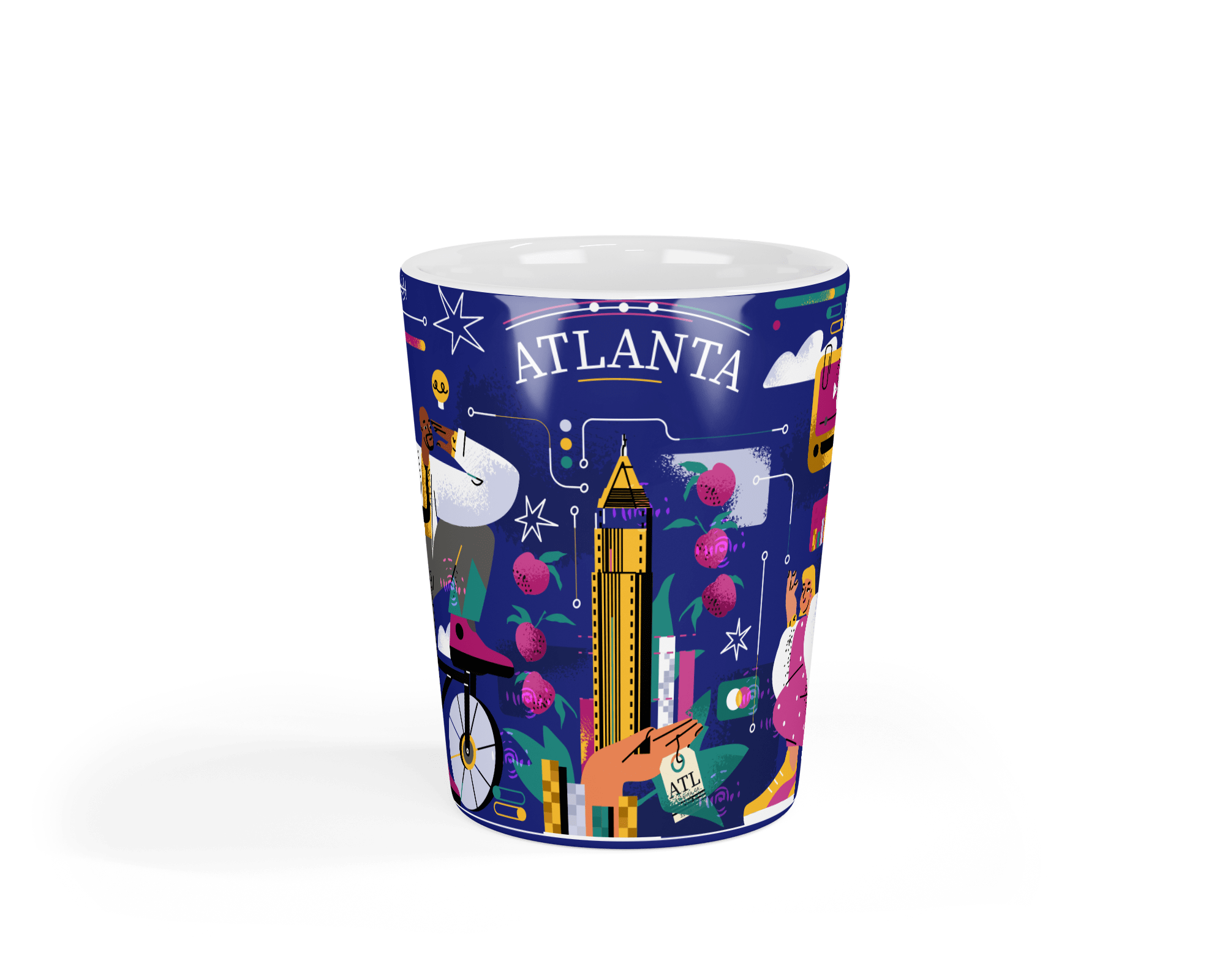atlanta shot glass