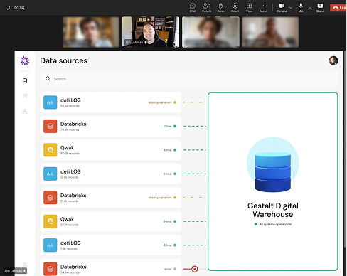 screenshot of a UXR video call